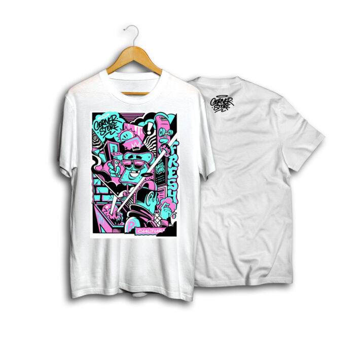 Comic graffiti T-shirt