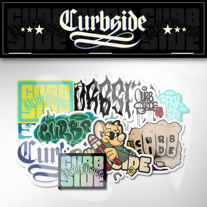 Curbside sticker packs