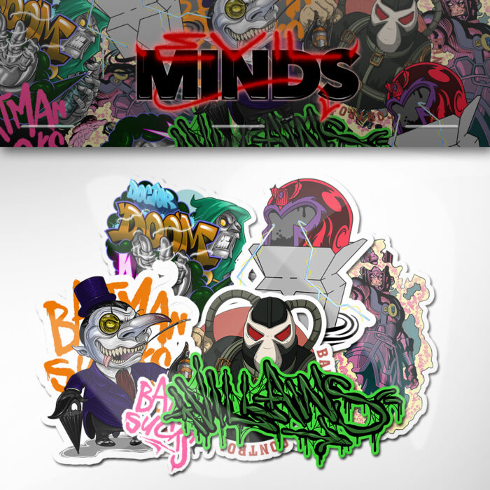 Villain sticker pack